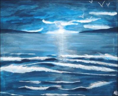 C'est incroyable ! Ta peinture est digne des plus grands ! Tout a me donne envie de me baigner dans cette eau :