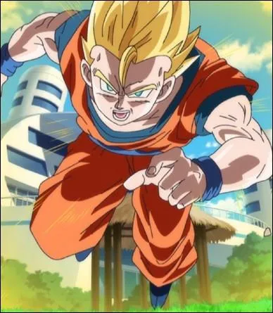 Dans  Dragon Ball Z : Battle of gods , Goku doit affronter un nouvel ennemi rput invicible : Bills, un dieu de la destruction avec un look flippant de :