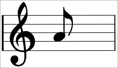 Cette note commence le sixime vers de l'Hymne de Saint-Jean Baptiste, ou plus simplement c'est celle qui sert de note de base et est donne par le diapason. C'est le :