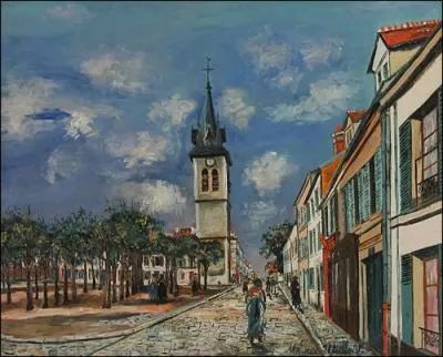 Qui a peint  Le clocher de la place  ?