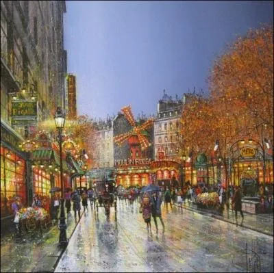  Un p´tit jet d´eau/ Un´ station de mtro/ Entoure de bistrots ... ...   Chanson de 1946 interprte par Georges Ulmer... . .