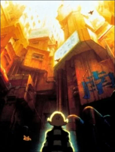 Dans le film  Metropolis , un robot ayant l'apparence d'une jeune fille dfunte, Tima, est la cl d'une arme secrte qui se trouve tre une immense tour appele :