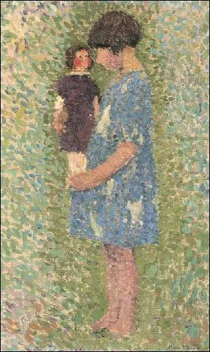 Qui a peint Fillette  la poupe ?