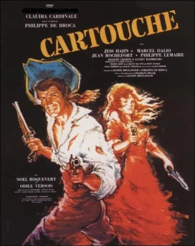 En 1962, qui est Cartouche dans ce film de Philippe de Broca avec galement Claudia Cardinale et Jean Rochefort au casting ?