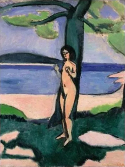 Qui a peint Nue au bord de mer ?