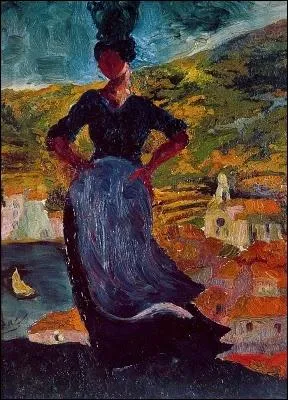 Qui a peint cette femme au bord de la mer ?