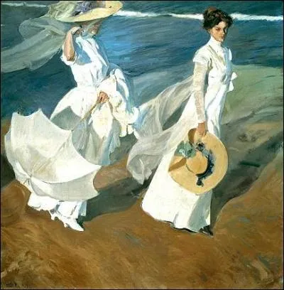 Qui a peint Promenade au bord de mer ?