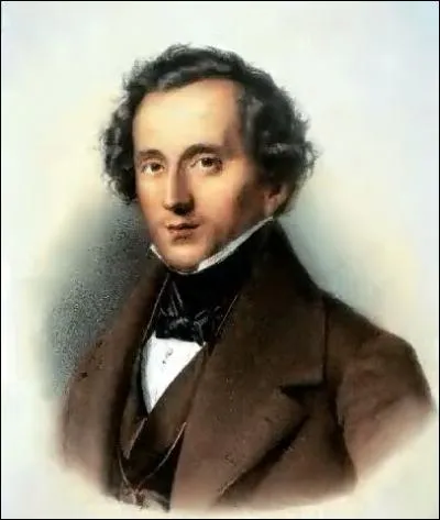 A quelle chanson vous fait penser cette image, qui reprsente le compositeur Flix Mendelssohn ?
