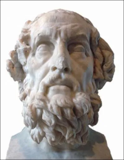 A quelle chanson vous fait penser cette image, qui reprsente Homre, le pote grec ?