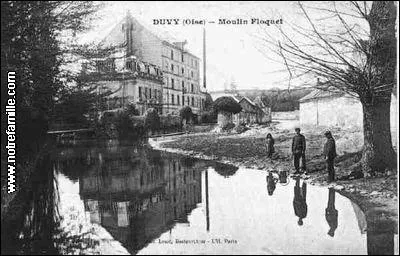 Si je vous conduis au moulin de Duvy, vous tes dans le dpartement de l'Oise et dans la rgion :