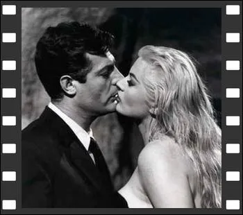 Dans  La Dolce vita  de Fellini, qui se laisse embrasser par Marcello Mastroianni dans l'eau de la fontaine de Trevi ?