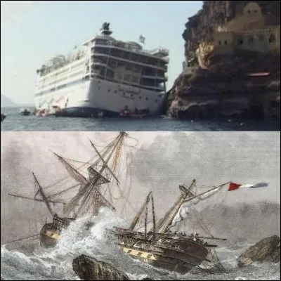 Jules Verne, s'est inspiré d'un naufrage pour un de ses romans. Ce bateau fut drossé sur les côtes d'une île, son équipage réussit à quitter cette île, 20 mois plus tard, sans aide. Quel est son nom ?
