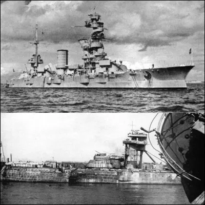 Comment finit ce bâtiment de guerre, le Marat ?