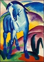 Qui a peint  Cheval bleu  ?