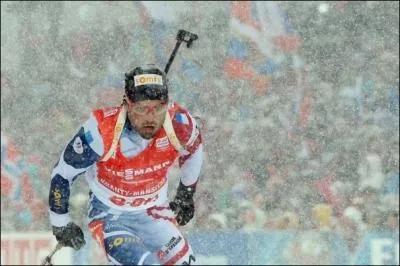 Quel biathlte a remport sa seule et unique course cette saison sur un sprint ?