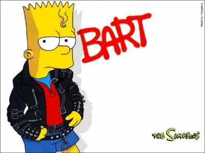 Dans  Les Simpson dans 30 ans , grce  qui Bart voit l'avenir ?