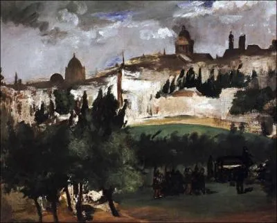 Est-ce Manet qui a peint L'enterrement ?