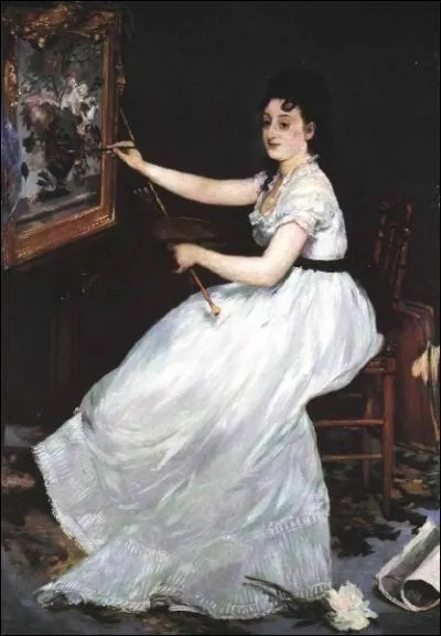 Est-ce Manet qui a peint Portrait d'Eva Gonzales ?