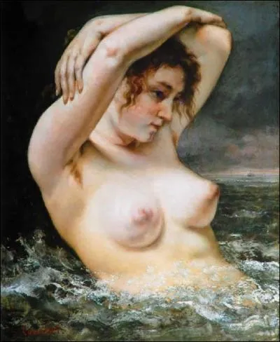 Est-ce Manet qui a peint La femme  la vague ?