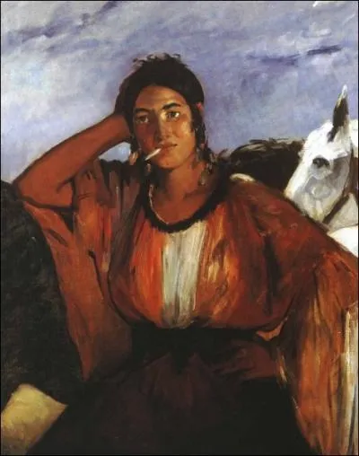 Est-ce Manet qui a peint Gitane  la cigarette ?