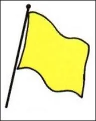 Que signifie le drapeau jaune que l'on voit souvent sur les plages ?