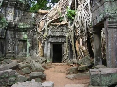 Une pause dtente avec les ruines d'Angkor Vat, dont la rputation n'est plus  faire !