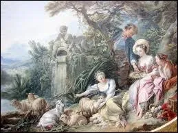 Quel peintre est l'auteur de scnes pastorales comme  Le nid  dit aussi  Le prsent du berger  ?