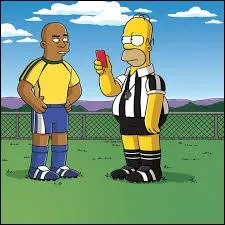 Face  qui Homer se fait prendre un petit pont ?