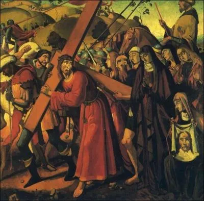 Qui a peint La route du calvaire ?