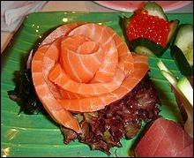 On vous apporte un sashimi o tes-vous ?