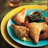 Voici des samoussas aux lgumes, dans quel restaurant tes-vous ?