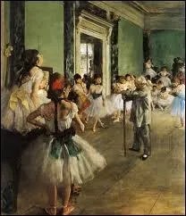 Qui a peint ce tableau ? (Titre : La classe de danse)