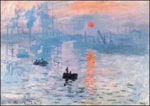 Qui a peint cette toile ? (Titre : Impression, soleil levant)