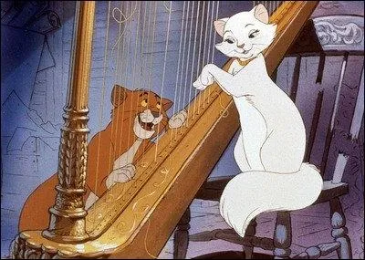 Tout le monde veut devenir un cat, Duchesse joue de la harpe et demande... ( mettre dans l'ordre)