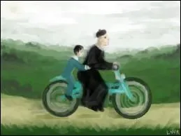 C'est l'aumonier des cyclistes :