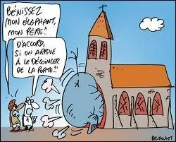 Voici l'aumnier des analphabtes :