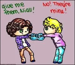 Quel est le  biscuit  prfr de Niall ?