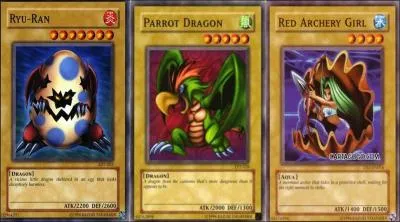 Quelle est sa premire carte joue pendant le match contre Yugi ?