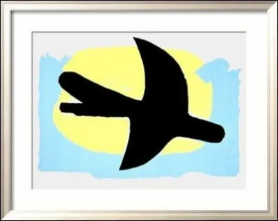 Qui a peint Oiseau bleu et lune jaune ?