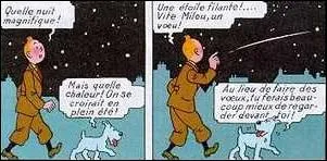 Quelle constellation Tintin va ensuite observer ?