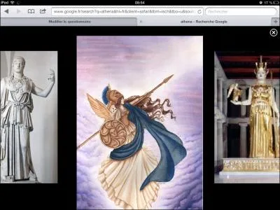 Qui est la d�esse de la sagesse et de la strat�gie guerri�re ?