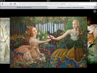 De qui Pers�phone est-elle la fille ?