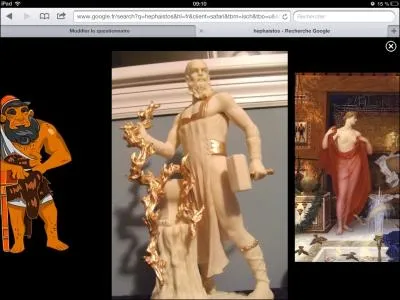 Qui est le dieu de la m�tallurgie et du feu ?