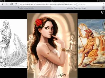 Qui est la d�esse de l'amour ?