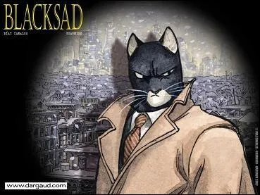 Le priv (... ) moustaches qui (... ) son imper et ses ides noires dans l'Amrique des annes 50.