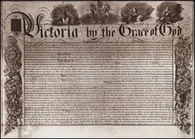 En signant la Charte de Victoria, il apportait une solution au problme constitutionnel?