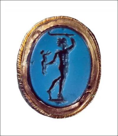 Cette intaille reprsentant un satyre est en :