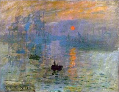 Quel est le titre de cette toile de Claude Monet  laquelle l'impressionniste doit son nom ?