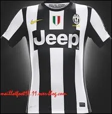 A quel club appartient ce maillot noir et blanc ?