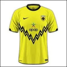 Maintenant, nous faisons cap sur la Grce o ce maillot jaune claire un club. Lequel ?